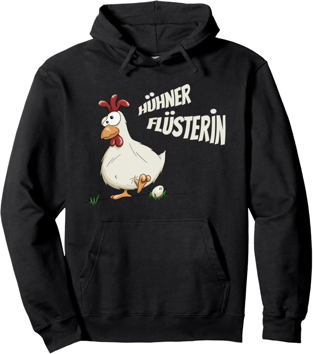 Verrücktes Huhn Landwirtin Bäuerin Hühner Flüsterin Pullover Hoodie