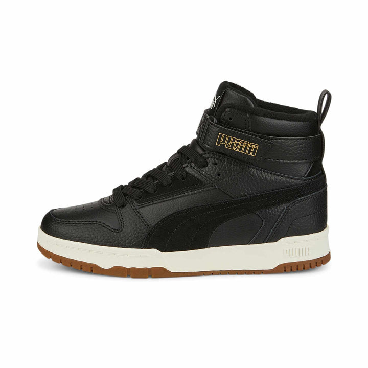 PUMA Unisex Kinder Rbd Game WTR Jr Sneaker 37.5 EU Puma Black Puma Black Puma Team Gold, 37.5 EU Pum