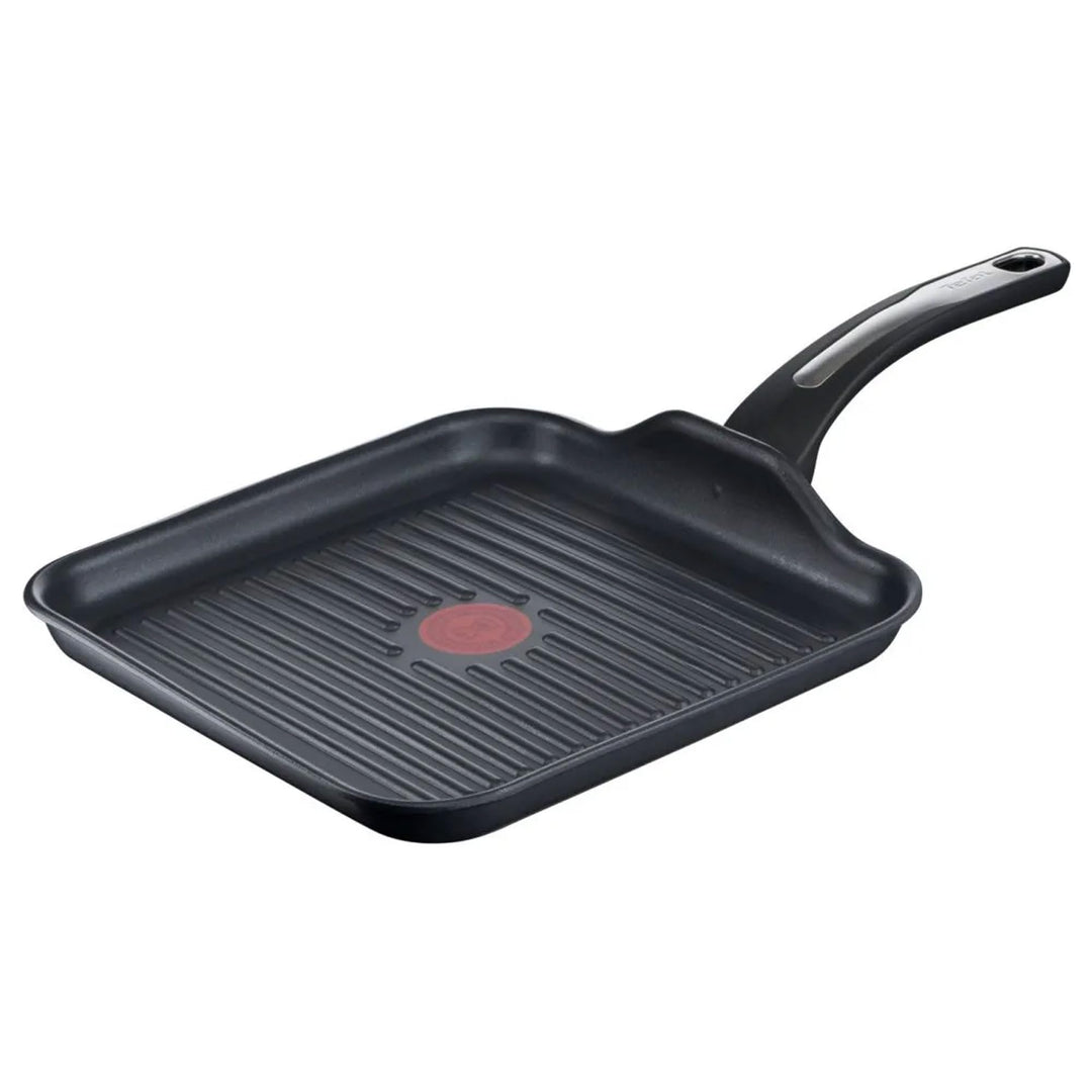 Tefal Selection Grillpfanne 26 x 26 cm, Titanium Antihaft-Versiegelung, Thermo-Spot Temperaturindika