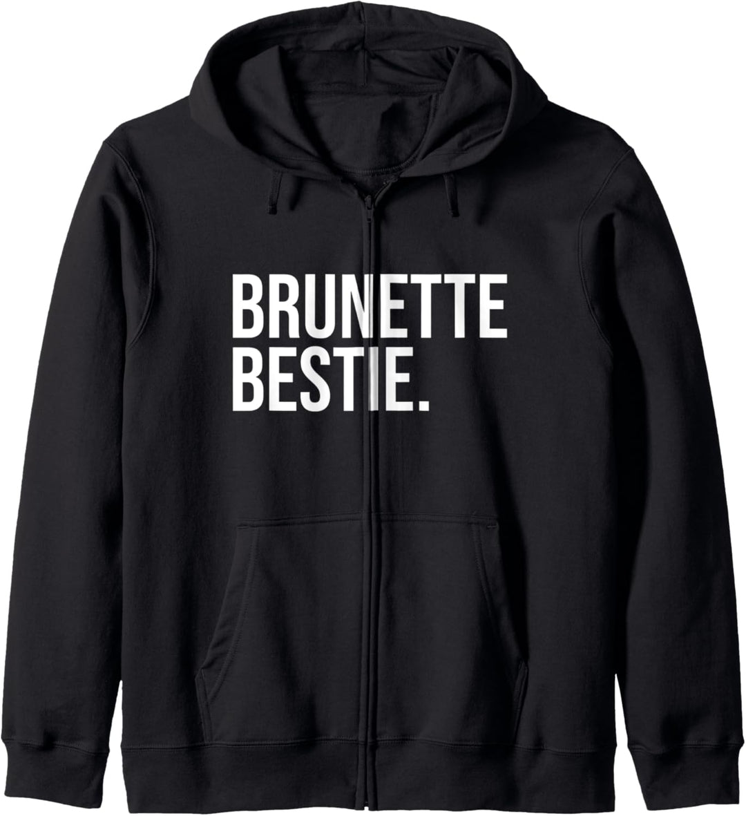 Brünette Bestie Bestie Passende Bachelorette Party Kapuzenjacke
