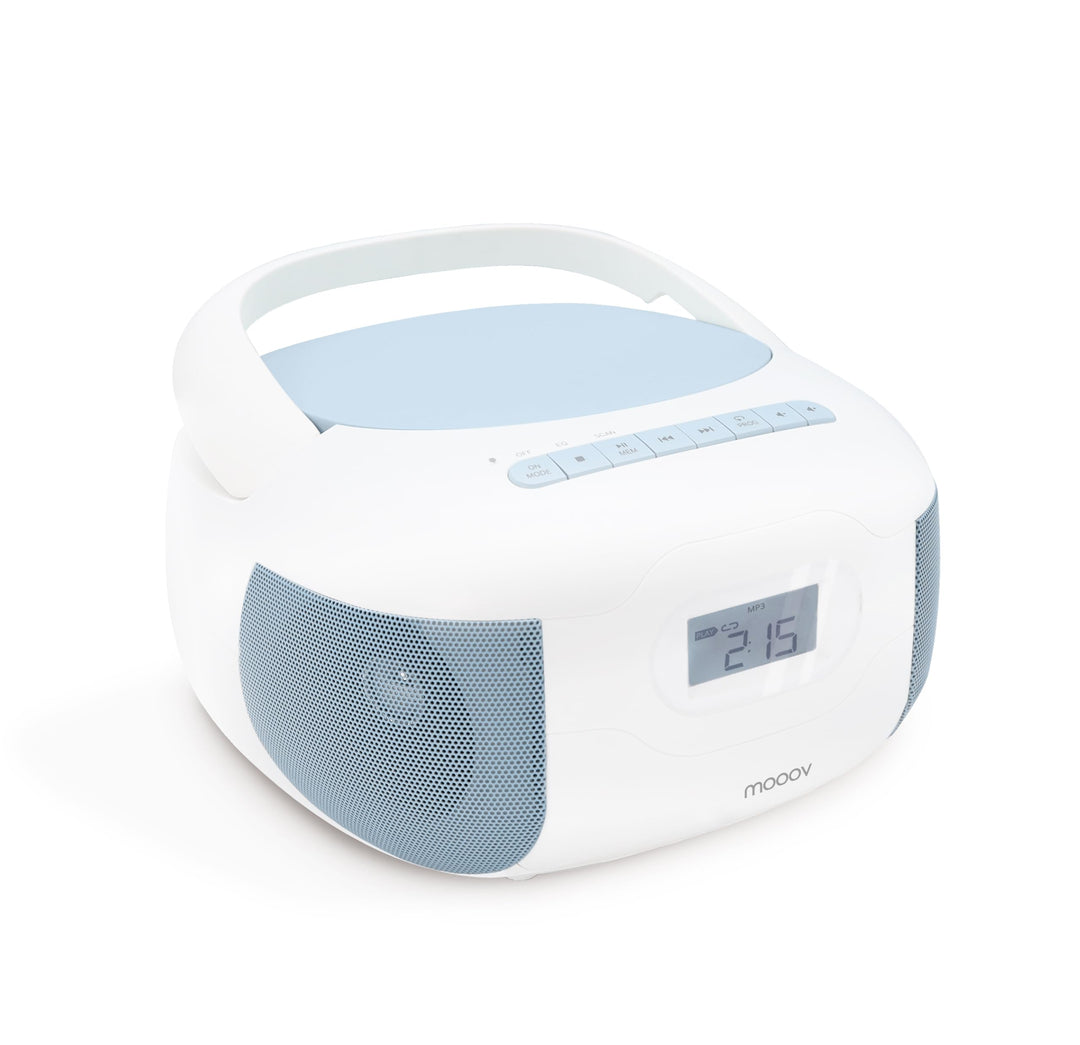 CD Player Radio Celeste Bluetooth, MP3 mit USB-Anschluss, Micro-SD-Karte - Blau - Metronic 477187