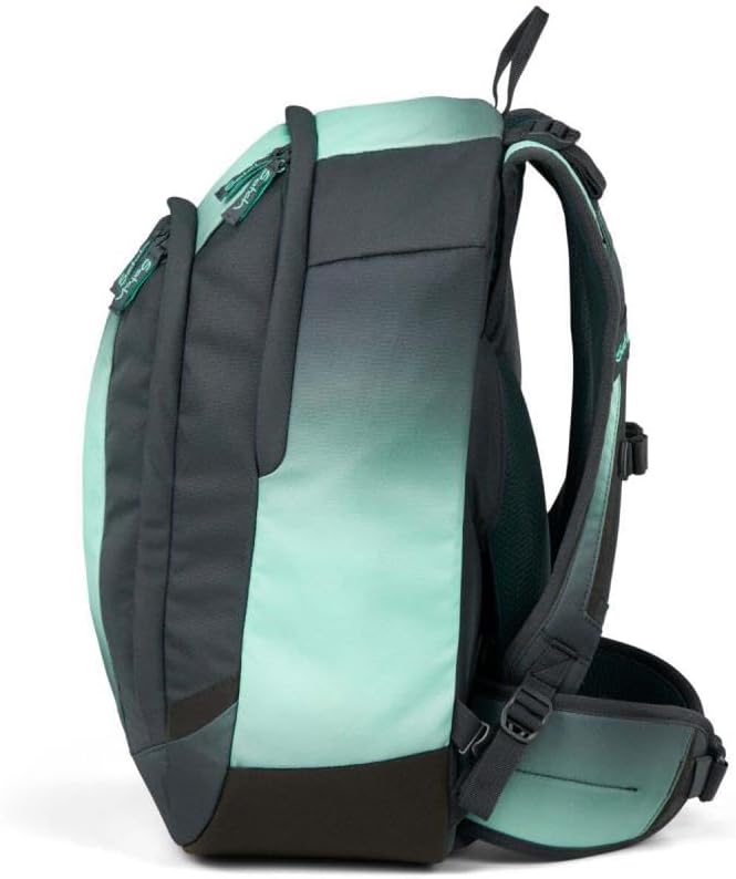 Satch Air Schulrucksack Set 3tlg. inkl. Schlamperbox und Sporttasche Gradient Mint, Gradient Mint