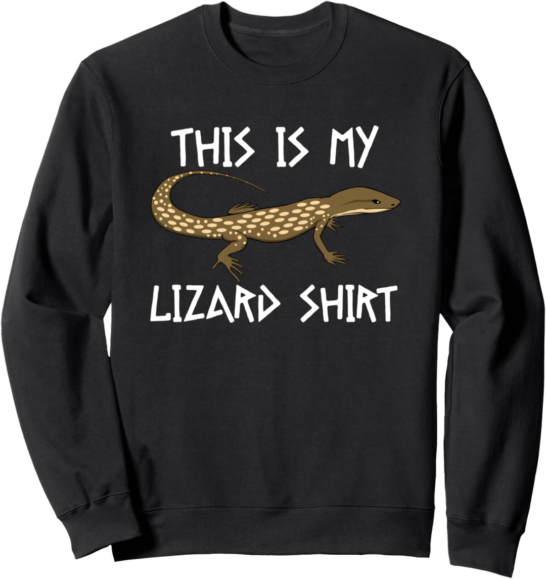 Meine Eidechse Niedlicher Gecko Salamander Reptil Sweatshirt