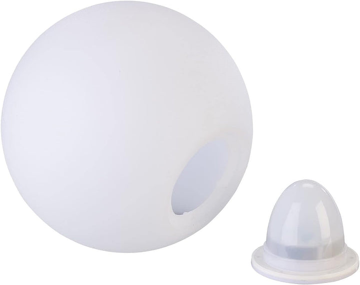Luminea Home Control Leuchtkugeln: WLAN-Akku-Leuchtkugel mit RGBW-LEDs und App, 576 lm, IP54, Ø 30 c