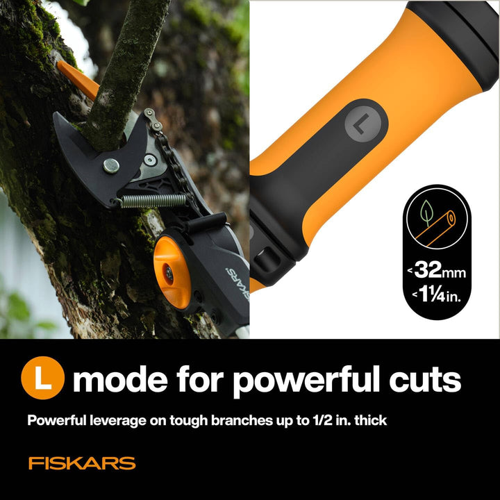 Fiskars X-series DualAction Schneidgiraffe UPX96, 2-in-1-Modus für schnelle oder kraftvolle Schnitte