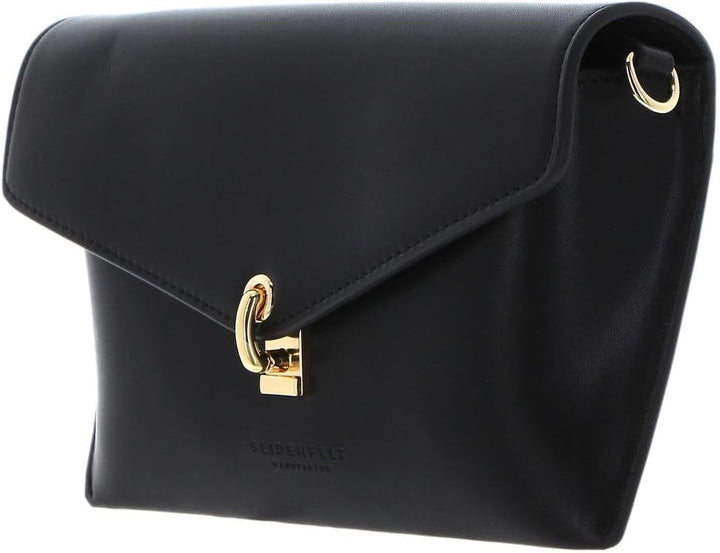 SEIDENFELT MANUFAKTUR Kisa Crossbody Black/Gold