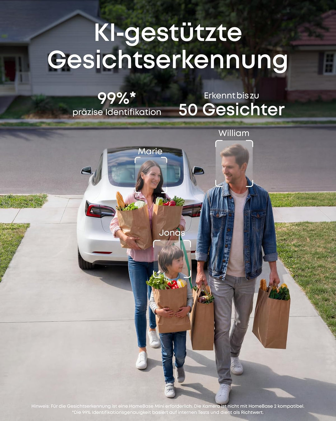 eufy Überwachungskamera C31 verkabelt, 2er-Pack, 360°-Sicht mit Schwenken/Neigen, Innen/Aussen, Dual
