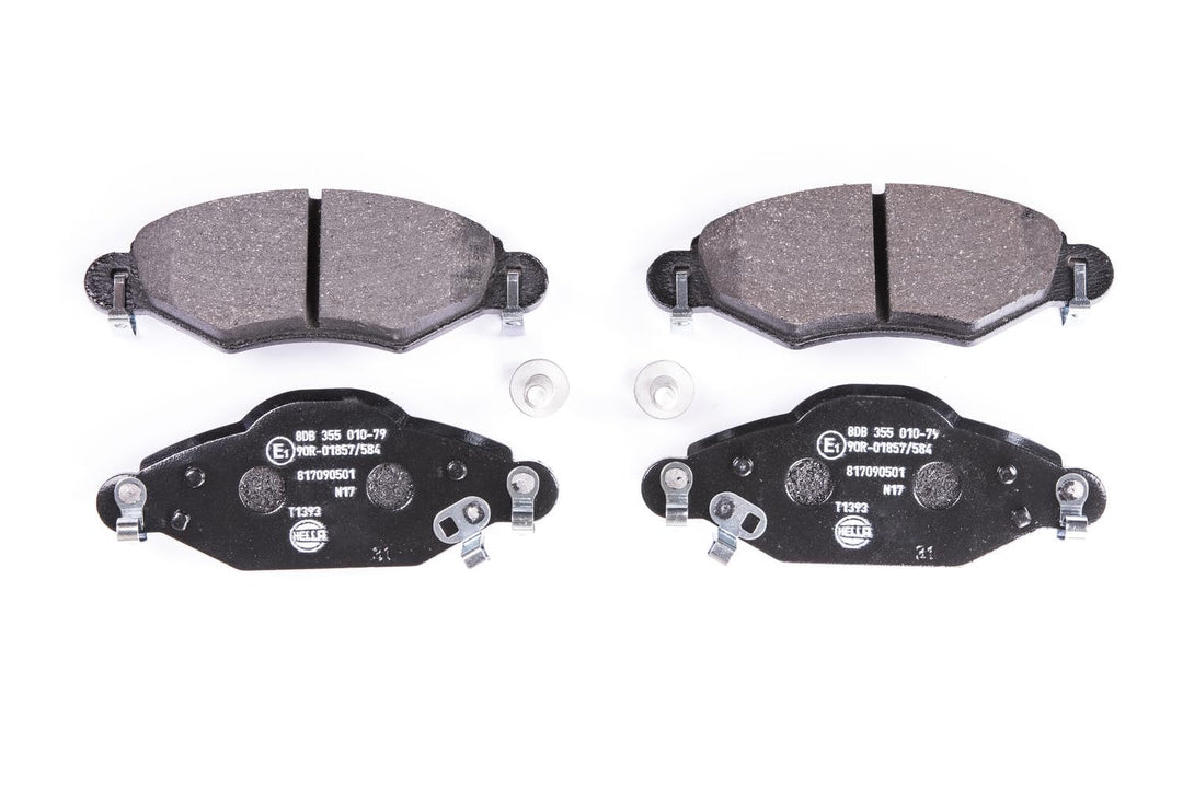 HELLA PAGID 8DB 355 010-791 Bremsbelagsatz - T1393 - Dicke/Stärke: 16.8mm - Bremssystem: Bosch - mit