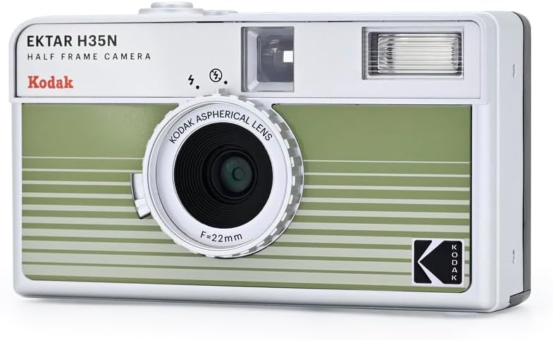 Kodak EKTAR H35N Halbformat-Filmkamera, 35 mm, wiederverwendbar, Bulb-Funktion, Sternfilter, beschic