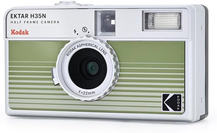 Kodak EKTAR H35N Halbformat-Filmkamera, 35 mm, wiederverwendbar, Bulb-Funktion, Sternfilter, beschic