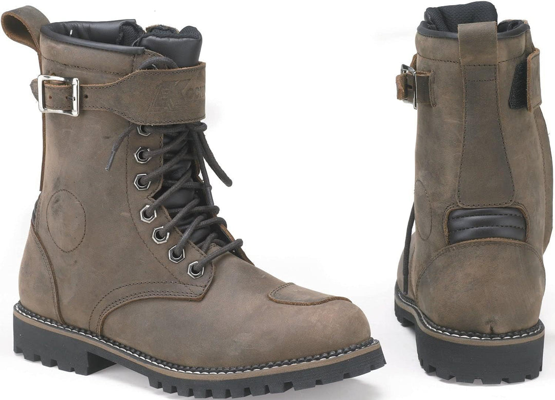 Kochmann Rider wasserdichte Motorradstiefel (Brown,42) 42 EU Braun, 42 EU Braun