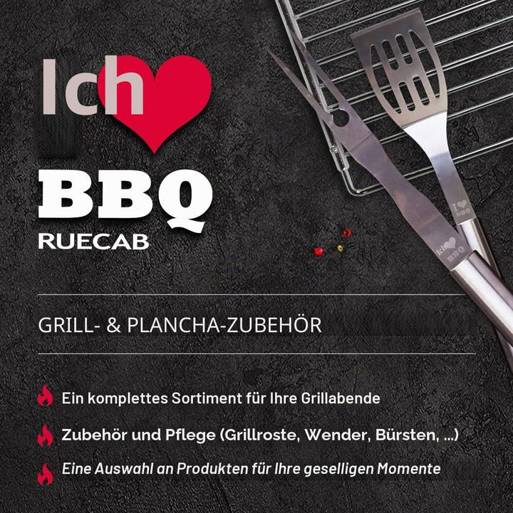 ruecab 1073 einfach Grillrost aus Edelstahl, Silber 0,5 x 62 x 35 cm
