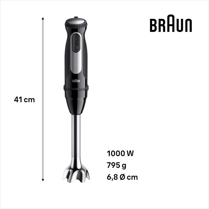 Braun MultiQuick 5 Pro MQ55236M, Stabmixer mit 25 Geschwindigkeiten, EasyClick Plus System für Zubeh