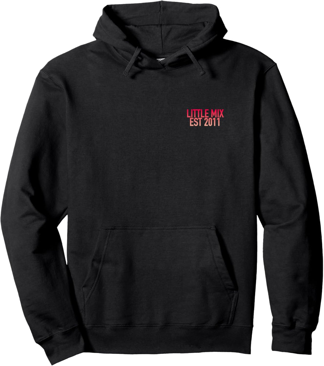 Little Mix – Ten Year Gradient Tracklist Front Back Print Pullover Hoodie