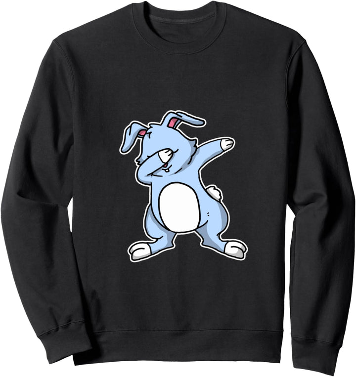 Lustiges Dabbing Hase Geschenk Bunny Häschen Dab Dance Sweatshirt