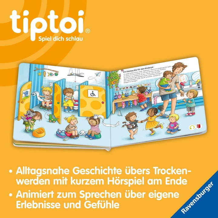 Ravensburger tiptoi ® Bücher Set | Liv geht aufs Töpfchen + 00110 tiptoi Der Stift + Kinder Weltkart