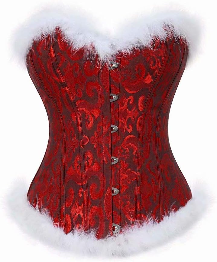 Jutrisujo korsett Weissnachten alter Mann corsage bustier Vollbrust korsagen Damen Grosse Grösse top