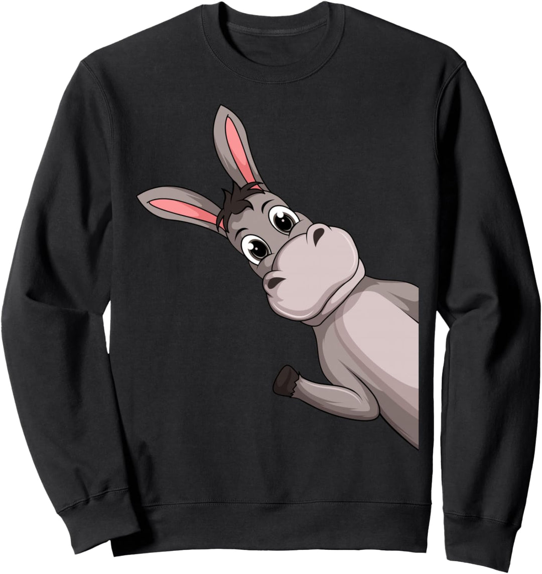 Esel Kinder Jungen Mädchen Sweatshirt