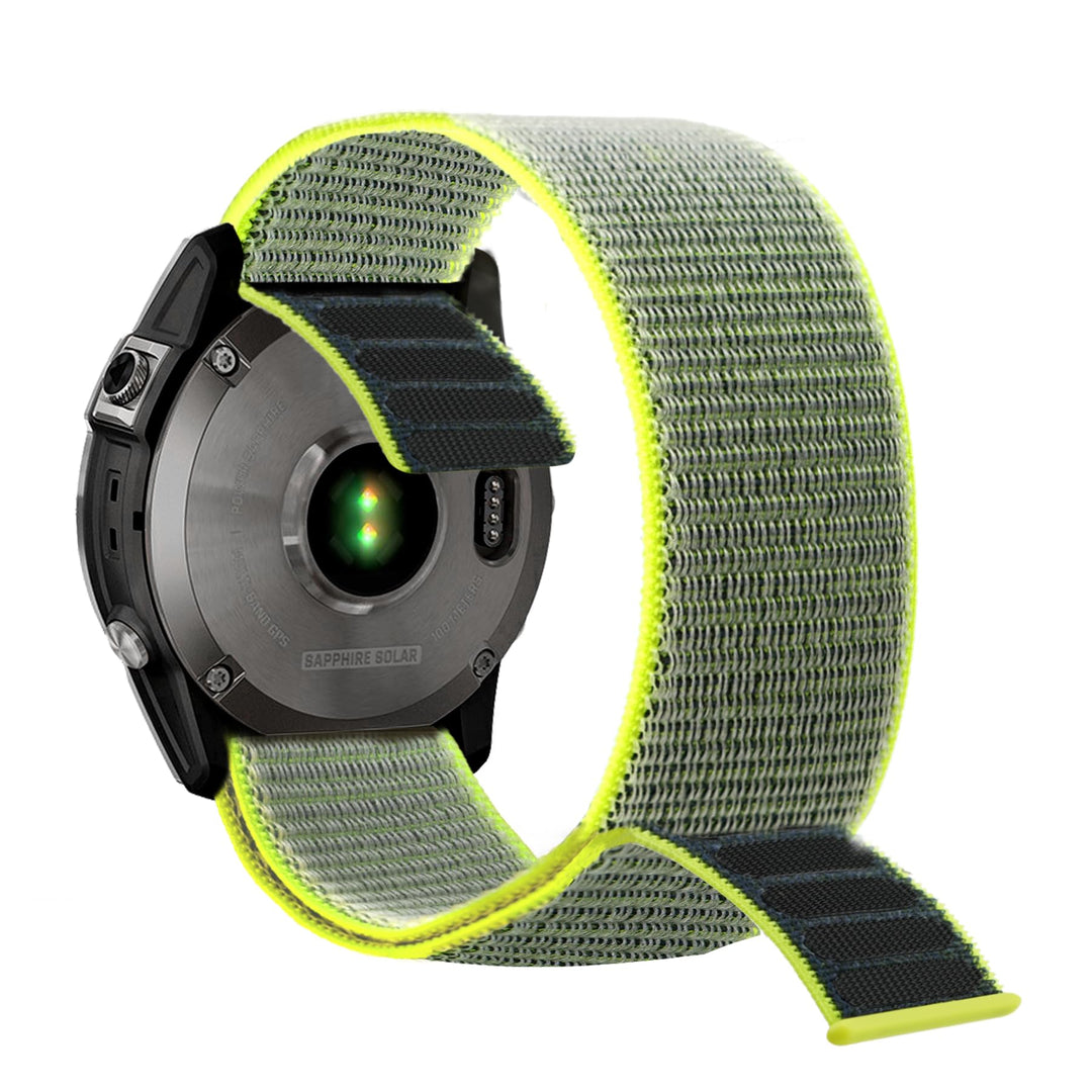 YOOSIDE 22mm Loop Nylon Armband für Garmin Fenix 8 47mm / epix Pro 47mm / Instinct 3 45mm/Fenix 7/6/