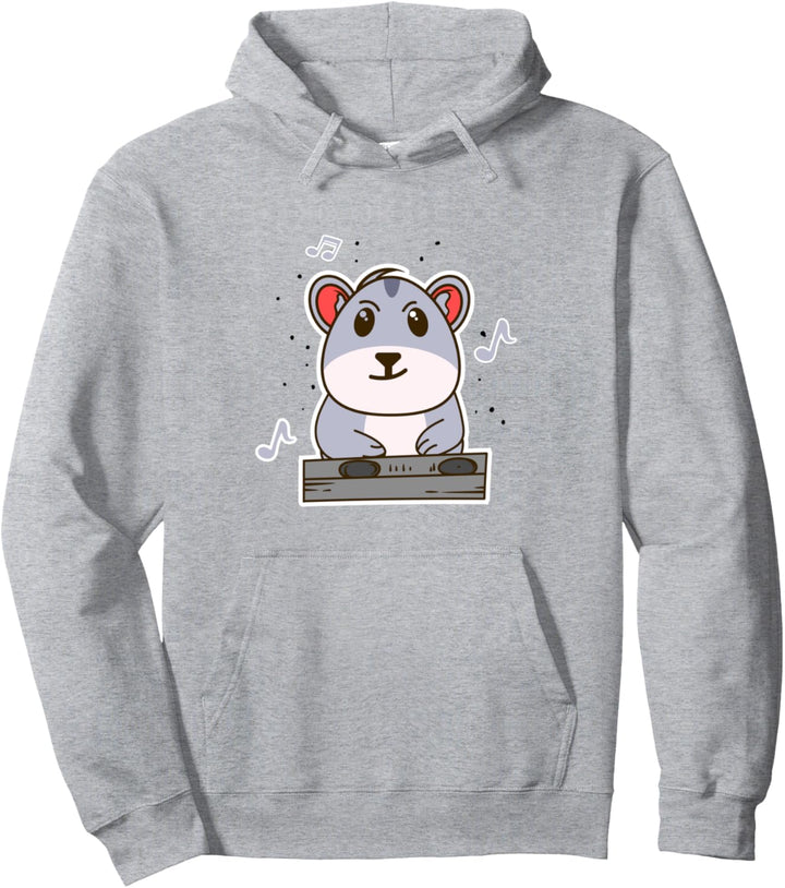 Nager Meerschweinchen Musiker Musiknoten Pullover Hoodie