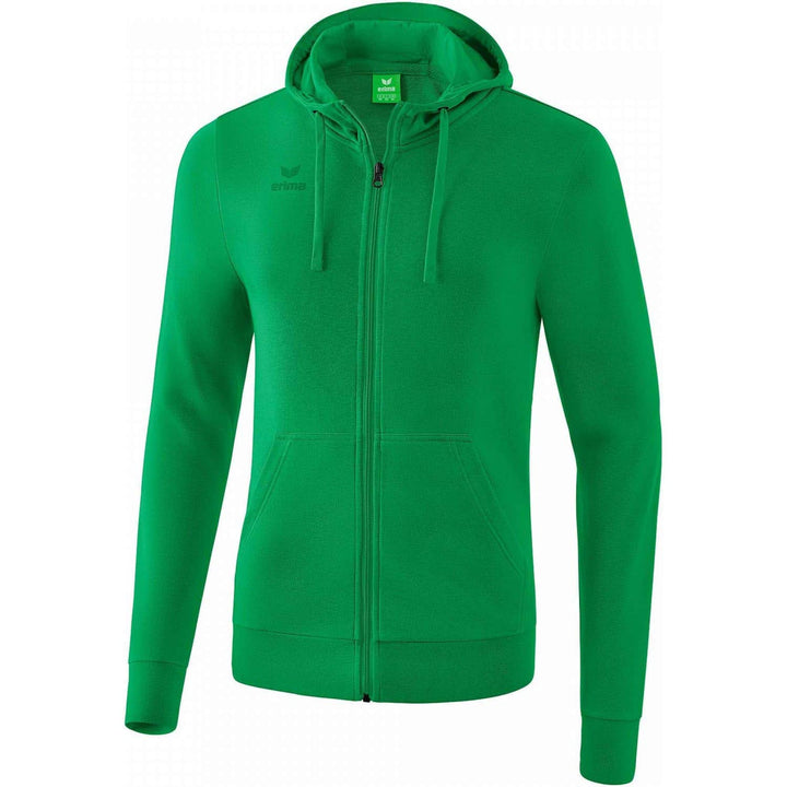 Erima Herren Basic Kapuzensweat Jacke M Smaragd, M Smaragd