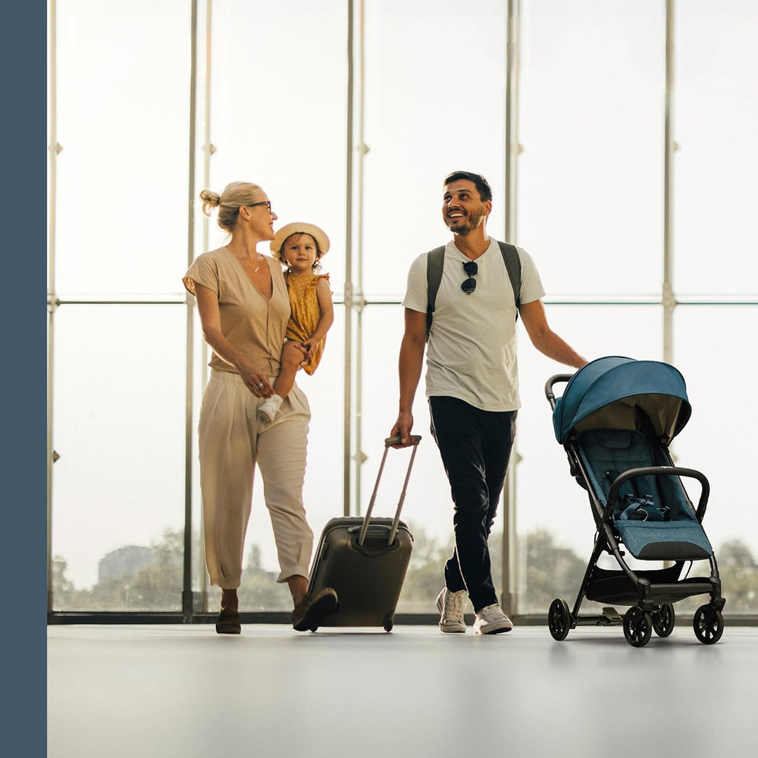 Inglesina Quid 2 Kinderwagen, leicht, bis 22 kg, kompakt, ideal für Flugzeug, Elephant Grey, grün, E