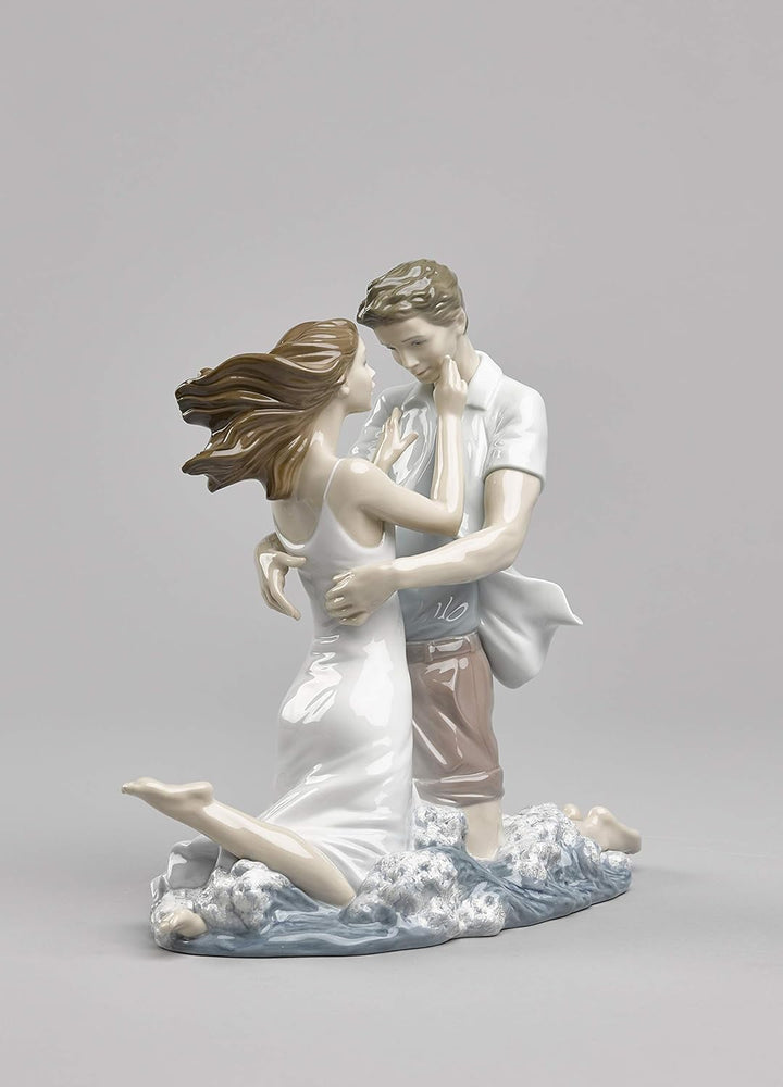 LLADRÓ Paar Figur Der Zauber Der Liebe. Paar. Porzellan.