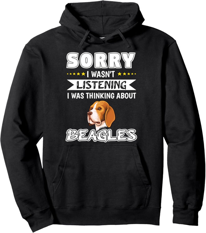 Ich denke an Beagle Geschenk Beagle Pullover Hoodie