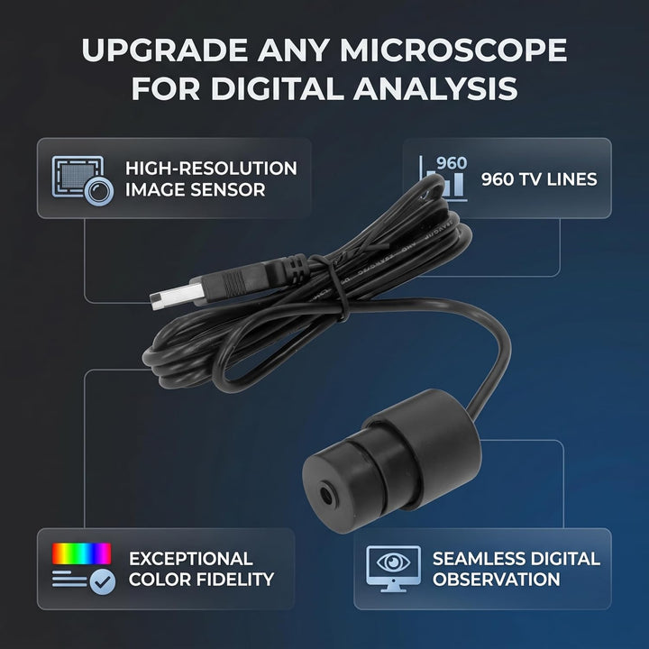 Digitales Elektronisches Okular, 92 MP Elektronisches Okular, Digitaler USB-Mikroskop-Kamera-Imager