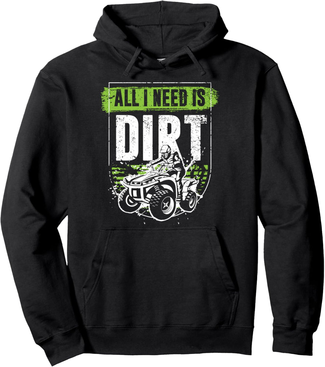 Vintage Quad Lustiges Quadfahrer ATV Geschenk Jungen Männer Pullover Hoodie