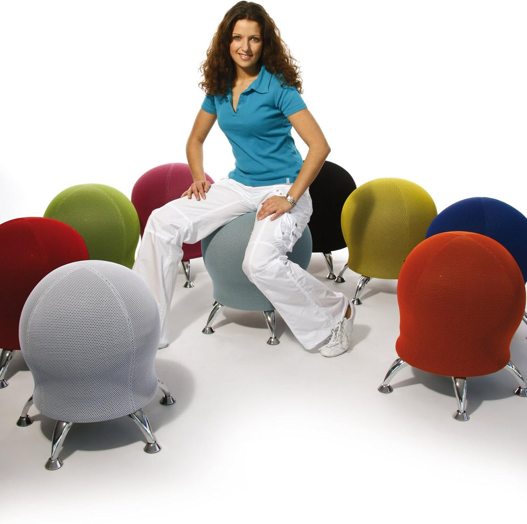 Topstar Sitzhocker Sitness 5 mit Gymnastikball schwarz, Schwarz