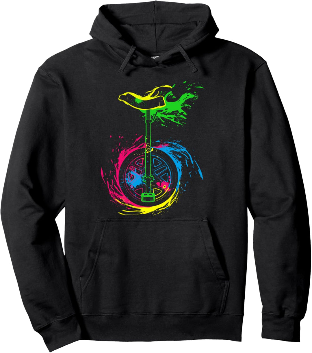 Splash Einradfahrrad Einradfahrer Einrad Pullover Hoodie