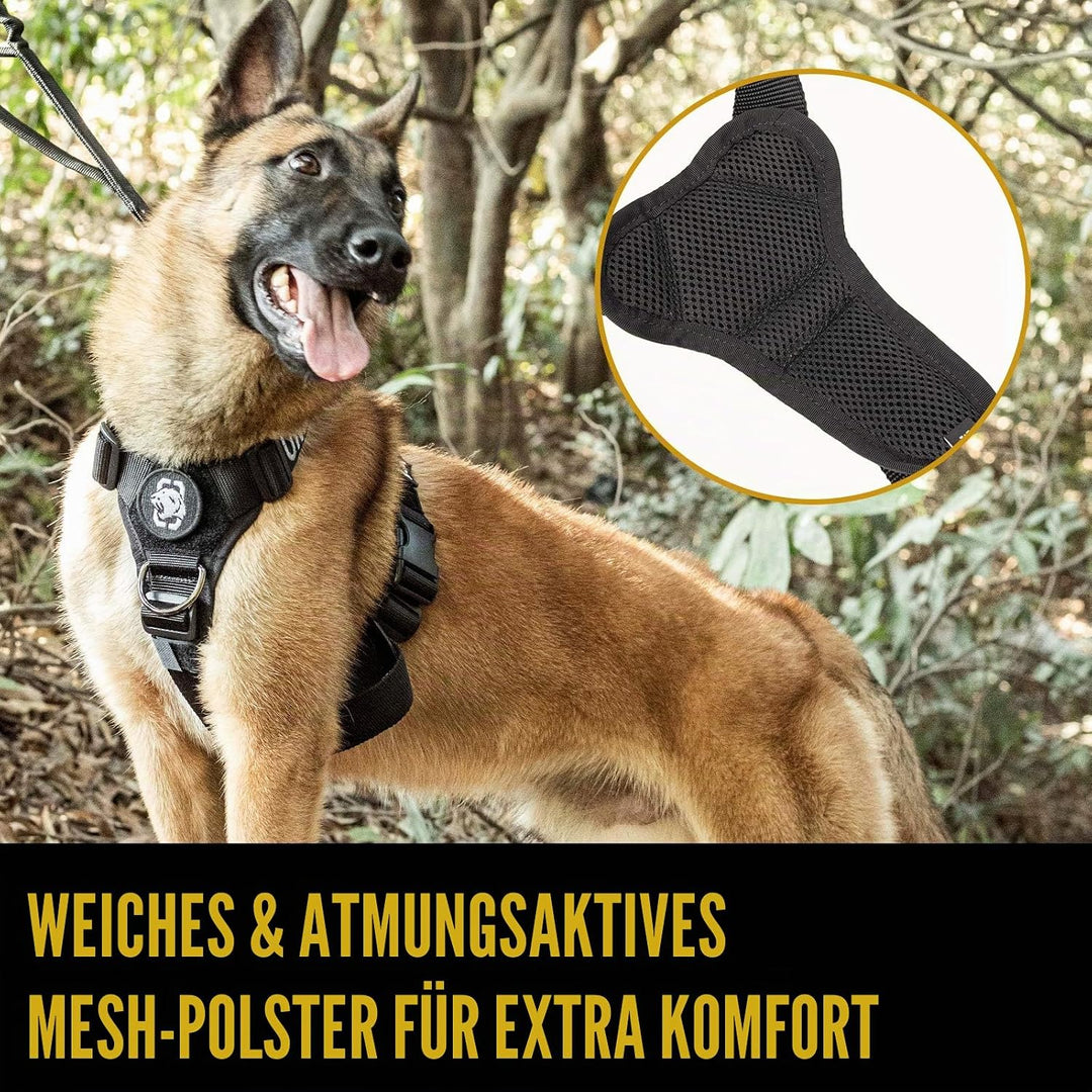 OneTigris No-Pull Hundegeschirr Goliath Geschirr mit Griff Taktisches Einstellbar Geschirr für Hunde