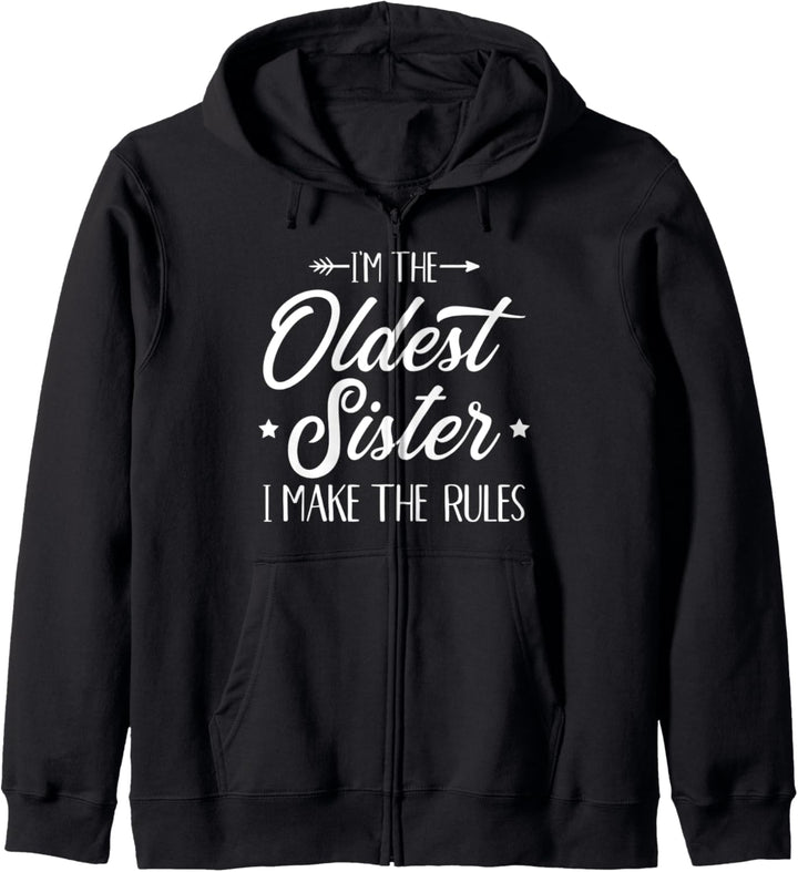 Älteste Schwester lustiger Spruch Kapuzenjacke