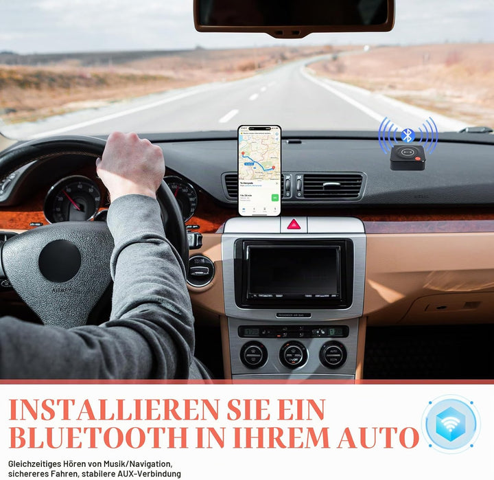 Bluetooth 5.3 Adapter Stereoanlage, HiFi-Verstärker, Bluetooth HiFi-Empfänger, Bluetooth-Audio-Adapt