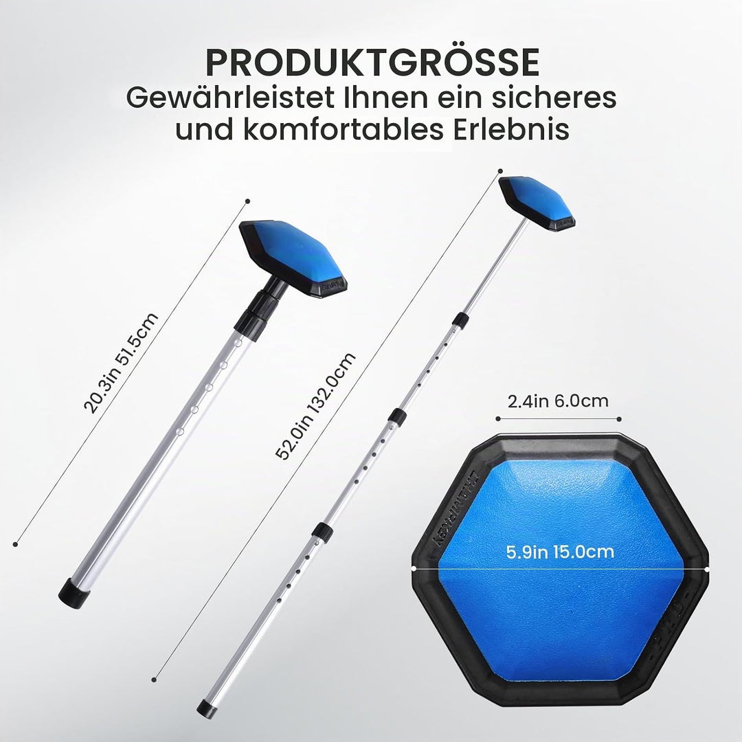 LOVMEAD Golf Travelcover, Golf Protector Travel Covers Support System Backbone-Reiseabdeckung aus Al