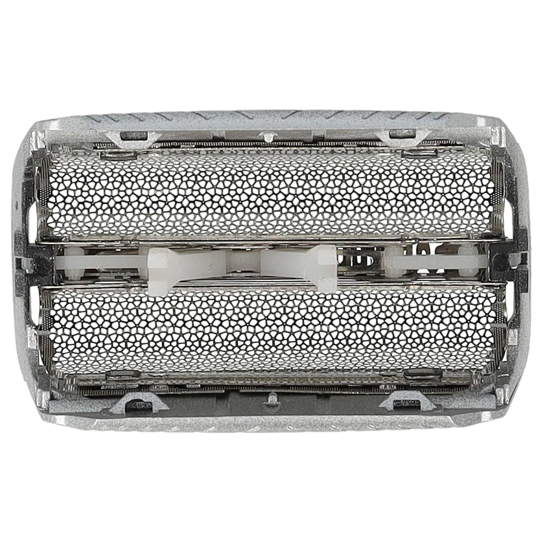 vhbw 2x Doppelscherfolie Ersatz für Braun 30B Mul, 30B, 30S für Elektrorasierer + Rahmen, silber