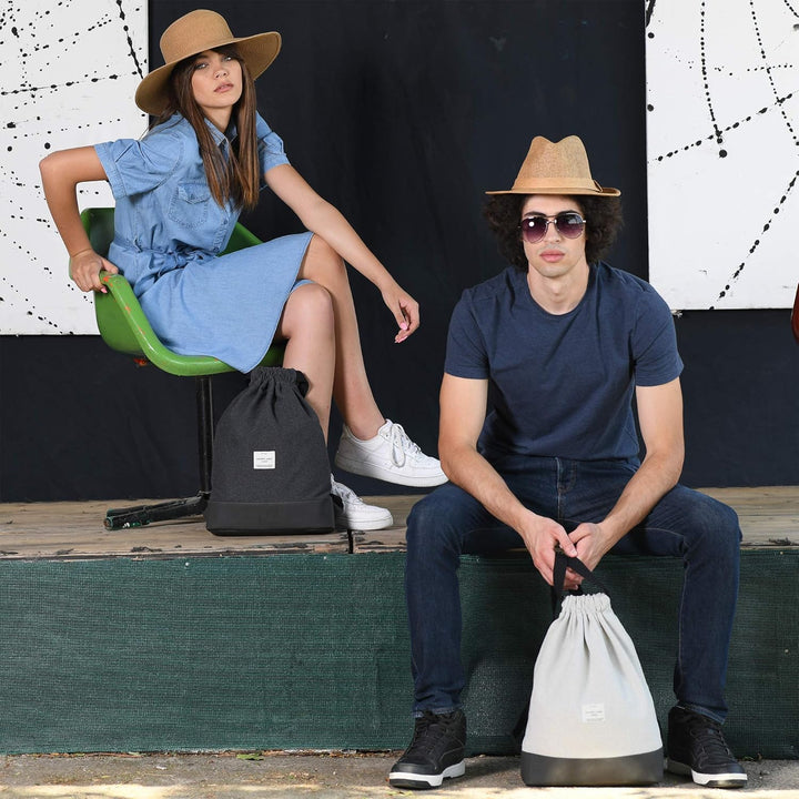 Adore June Daypack Bob Moderner Rucksack Turnbeutel Gymsack für Sport, Reisen und City, Gefütterter