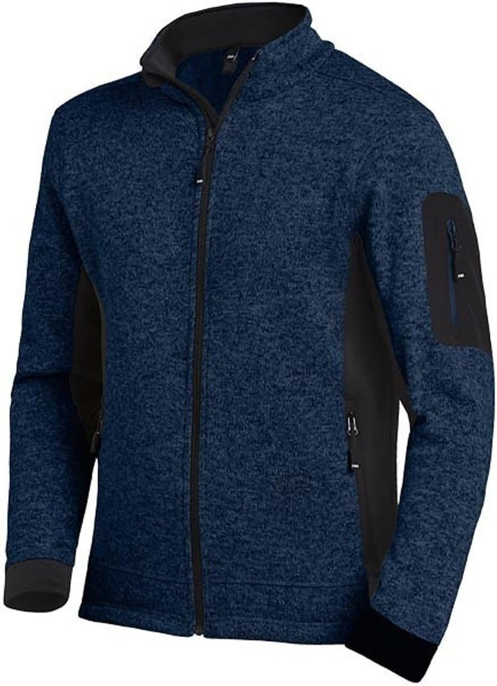 FHB Strickfleece Jacke atmungsaktiv, Farbe:khaki, Grösse:M