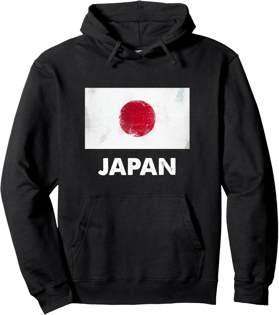 Japanische Japan-Flagge Pullover Hoodie