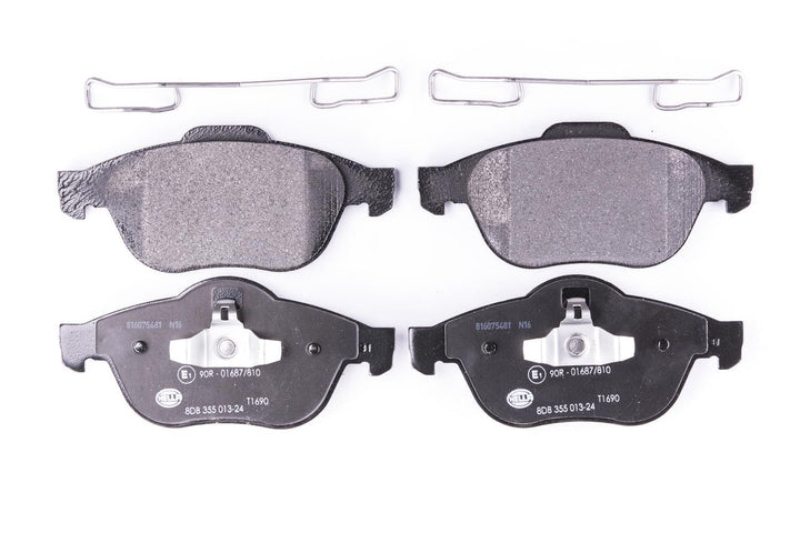 HELLA PAGID 8DB 355 013-241 Bremsbelagsatz - T1690 - Dicke/Stärke: 18.3mm - Bremssystem: Teves - nic
