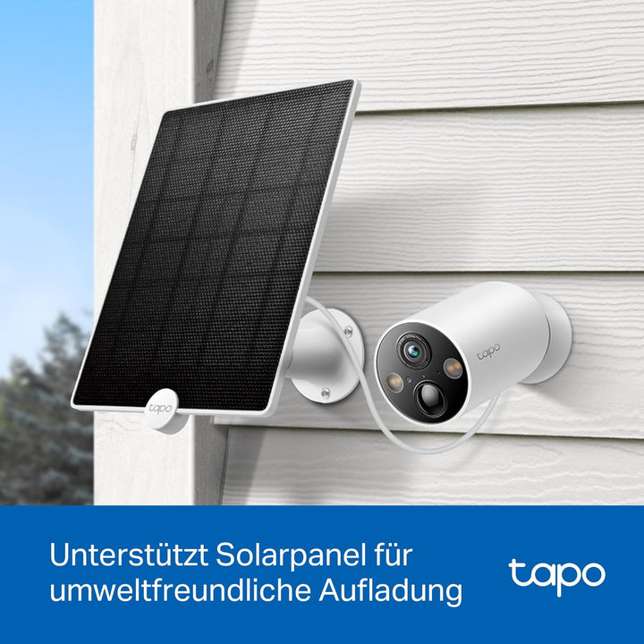 Tapo C425 Aussenkamera Akku, 4-Pack | Überwachungskamera aussen mit Magnetische Basis, 2K Auflösung,