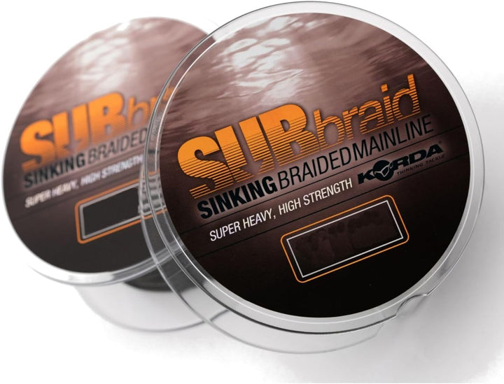 Korda Karpfenschnur geflochtene Angelschnur - Sub Braid 20 IB 1200m 15lb 450m, 15lb 450m