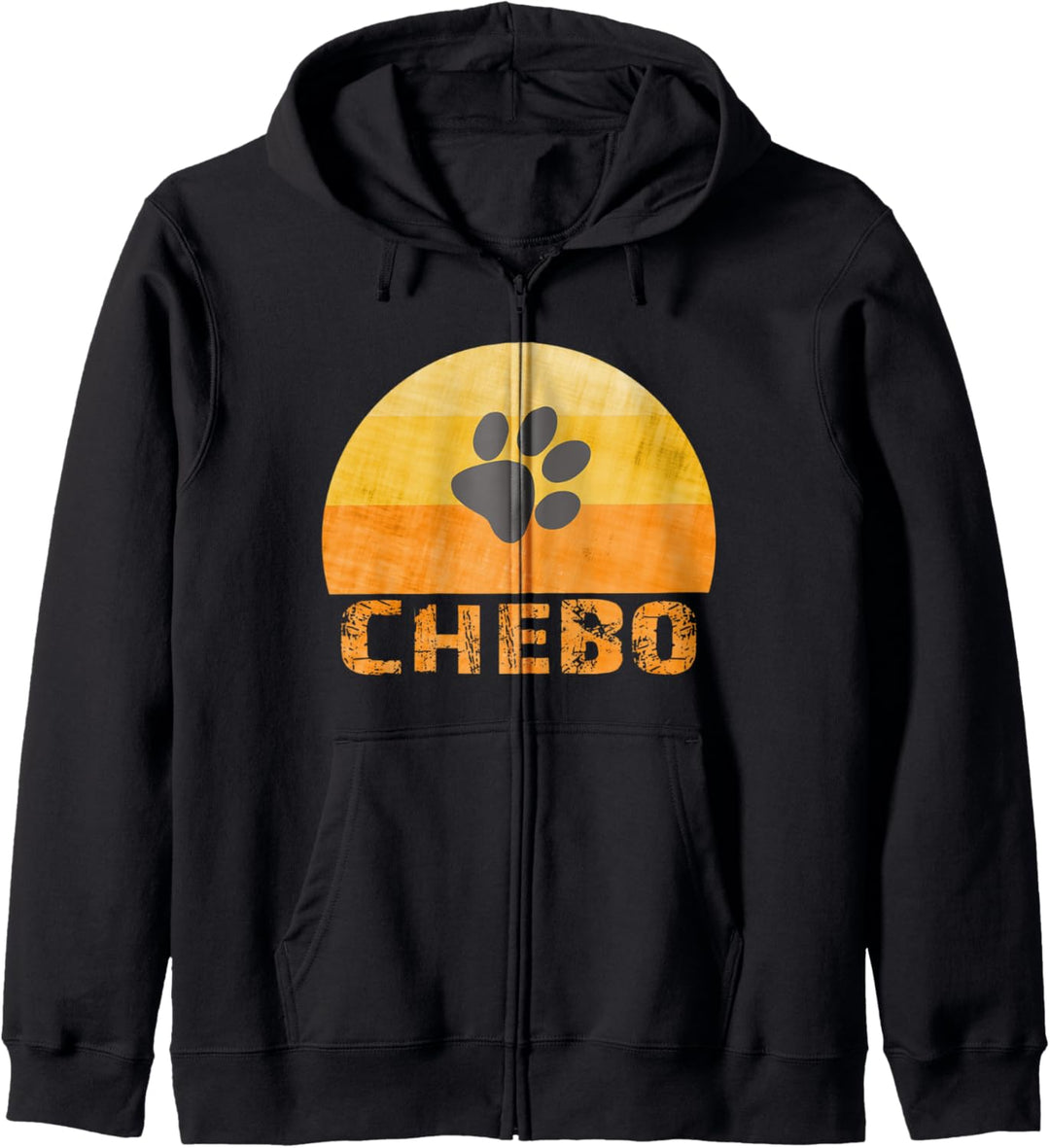 CHEBO HUND 70er 80er 90er Kapuzenjacke
