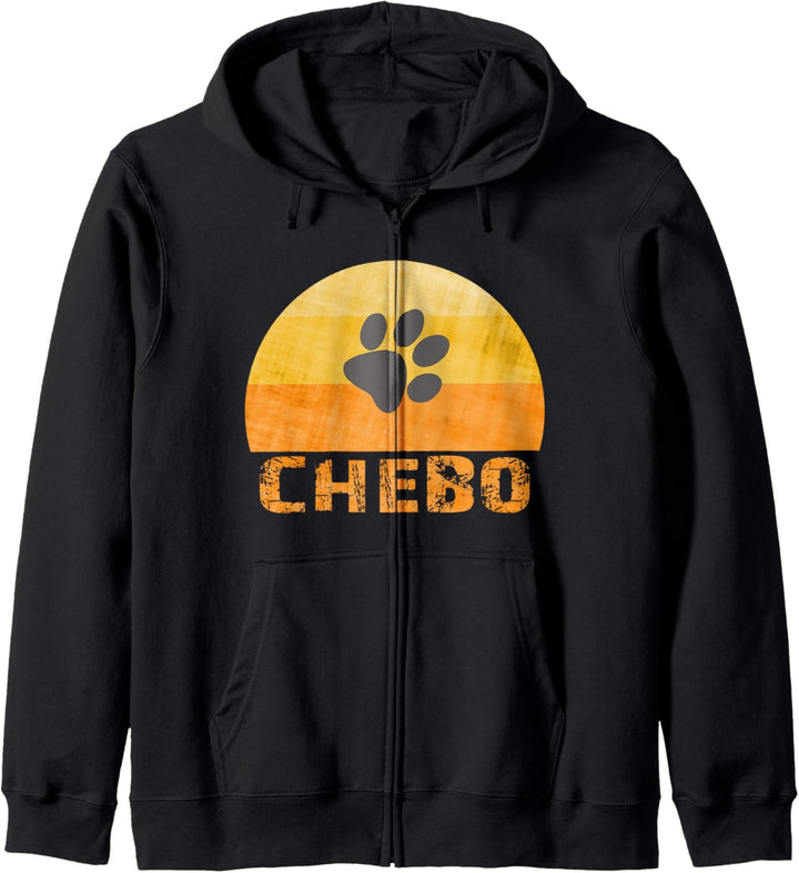 CHEBO HUND 70er 80er 90er Kapuzenjacke