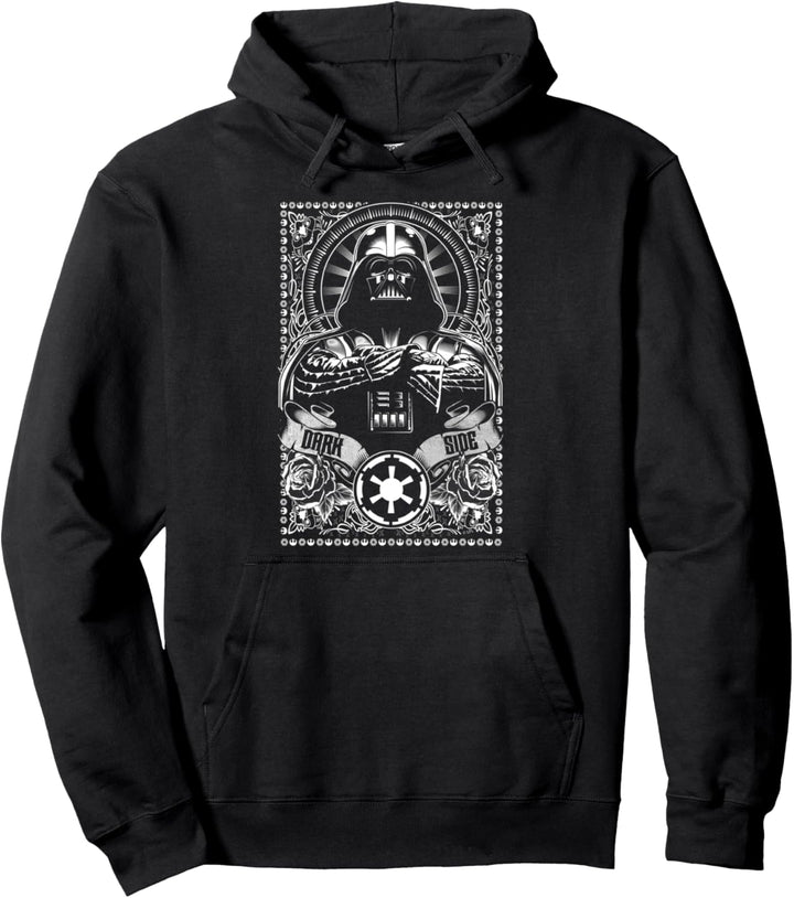 Star Wars Darth Vader Hail Dark Side White Pullover Hoodie