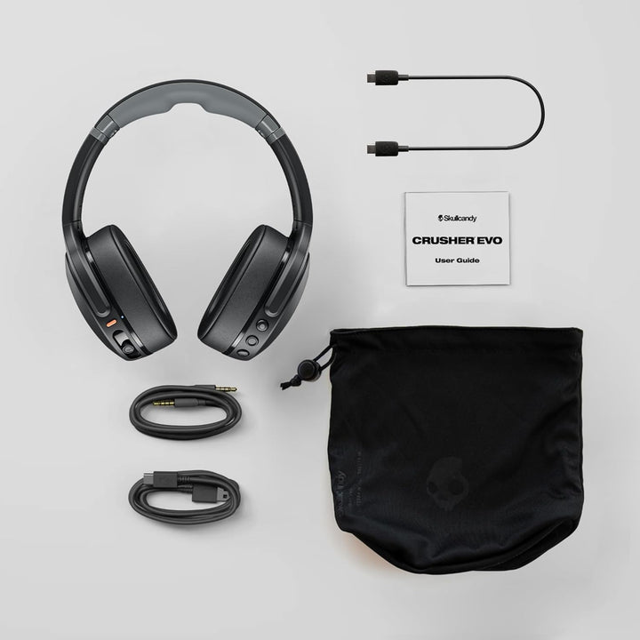 Skullcandy Crusher Evo Over-Ear Wireless-Kopfhörer mit Sensory Bass, 40 Std. Akkulaufzeit, Extra Cha