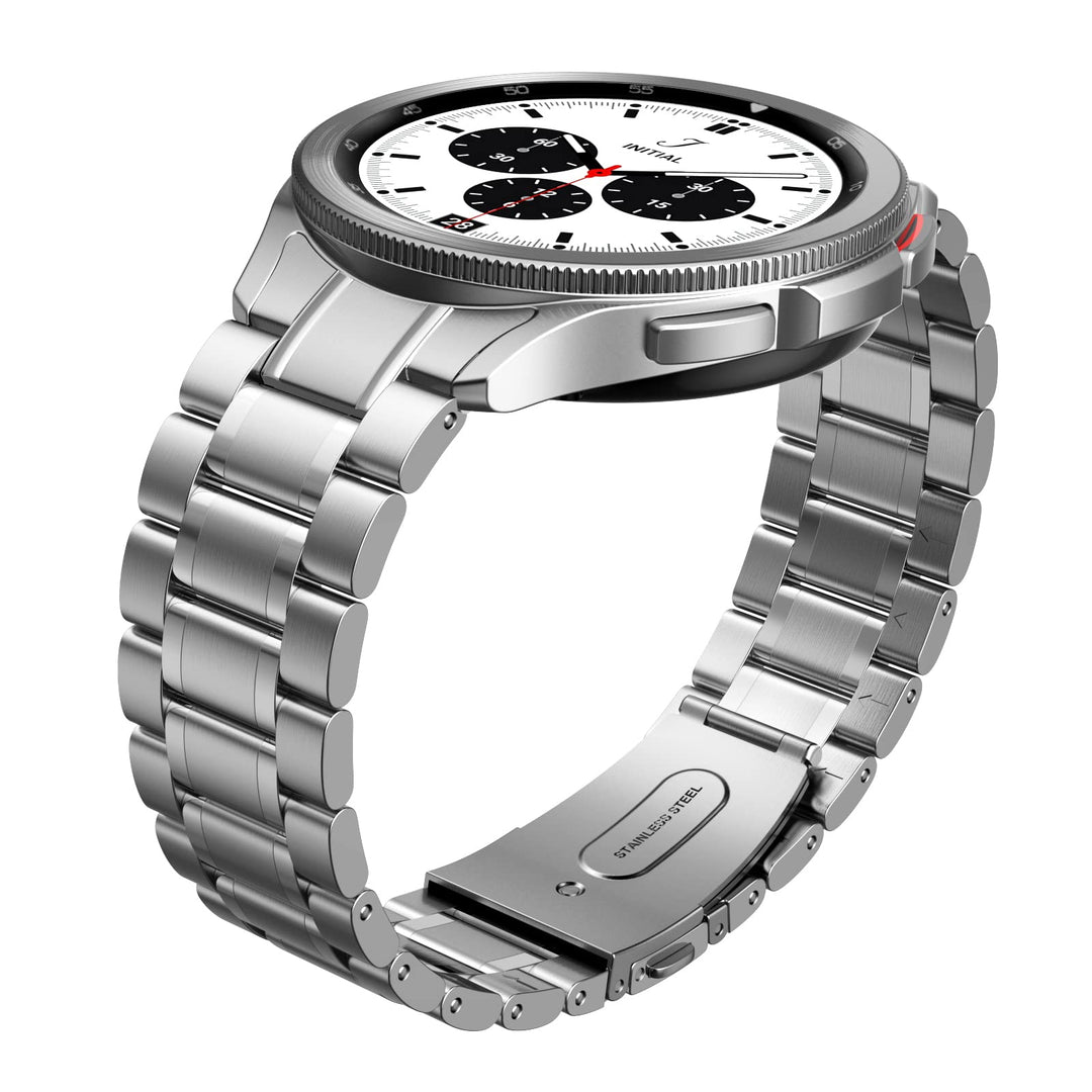 ANBEST Edelstahl Armband für Samsung Galaxy Watch 6 Classic 47mm 43mm, Galaxy Watch 4 Classic 46mm 4