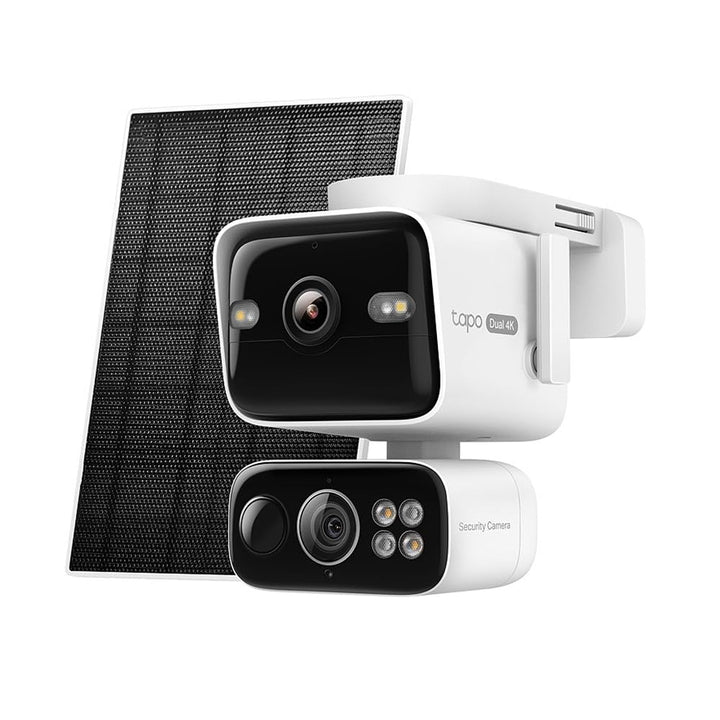 Tapo C675D KIT 4K Solar-Überwachungskamera Aussen mit Akku, 169° Ultraweitwinkel & 6mm Teleobjektiv,