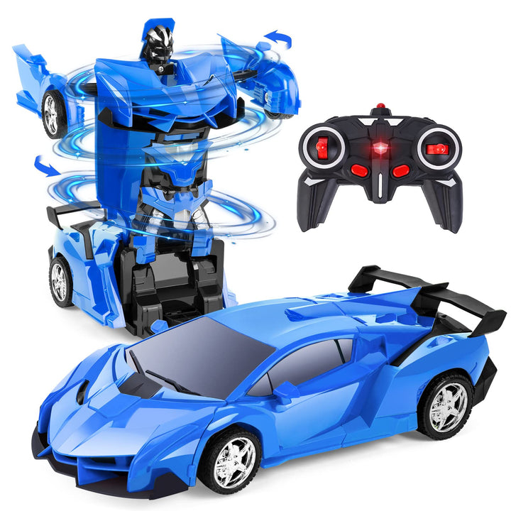 Thedttoy Transformator Spielzeug Ferngesteuertes Auto für Kinder ab 4 5 6 7 8 9 10 11 12 Jahre, 2.4G